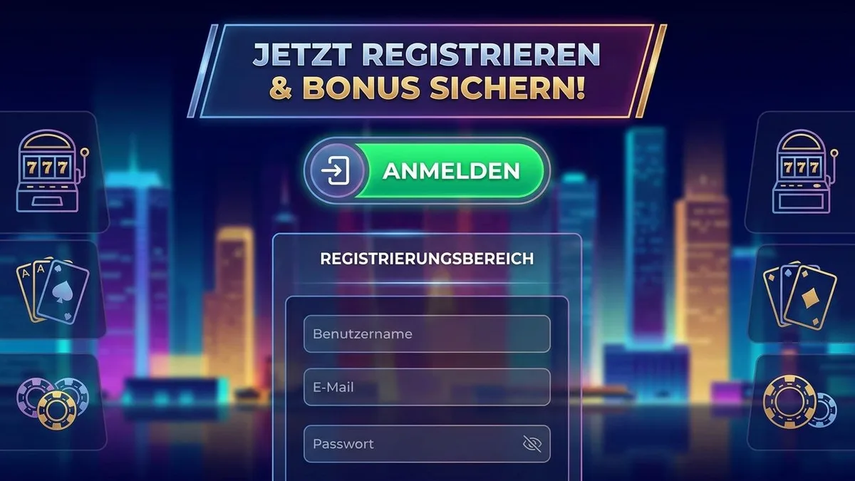 Mit Bonus registrieren